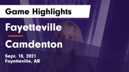 Fayetteville  vs Camdenton  Game Highlights - Sept. 18, 2021