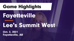 Fayetteville  vs Lee's Summit West  Game Highlights - Oct. 2, 2021