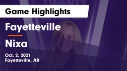 Fayetteville  vs Nixa  Game Highlights - Oct. 2, 2021