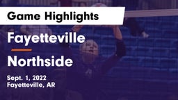 Fayetteville  vs Northside  Game Highlights - Sept. 1, 2022