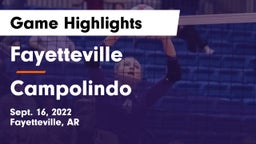 Fayetteville  vs Campolindo Game Highlights - Sept. 16, 2022