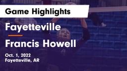 Fayetteville  vs Francis Howell  Game Highlights - Oct. 1, 2022