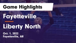 Fayetteville  vs Liberty North  Game Highlights - Oct. 1, 2022