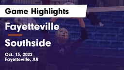 Fayetteville  vs Southside Game Highlights - Oct. 13, 2022