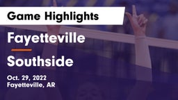Fayetteville  vs Southside  Game Highlights - Oct. 29, 2022