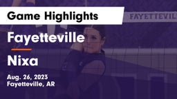 Fayetteville  vs Nixa  Game Highlights - Aug. 26, 2023