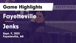 Fayetteville  vs Jenks  Game Highlights - Sept. 9, 2023