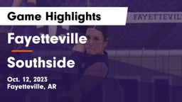 Fayetteville  vs Southside  Game Highlights - Oct. 12, 2023
