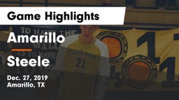 Amarillo  vs Steele  Game Highlights - Dec. 27, 2019
