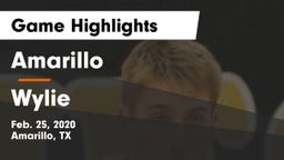 Amarillo  vs Wylie  Game Highlights - Feb. 25, 2020