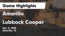 Amarillo  vs Lubbock Cooper Game Highlights - Dec. 8, 2020