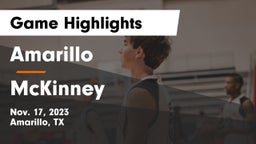 Amarillo  vs McKinney  Game Highlights - Nov. 17, 2023