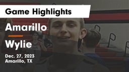 Amarillo  vs Wylie  Game Highlights - Dec. 27, 2023