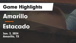 Amarillo  vs Estacado  Game Highlights - Jan. 2, 2024