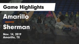 Amarillo  vs Sherman  Game Highlights - Nov. 14, 2019