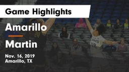 Amarillo  vs Martin  Game Highlights - Nov. 16, 2019