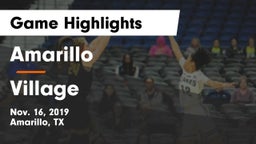 Amarillo  vs Village  Game Highlights - Nov. 16, 2019