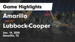 Amarillo  vs Lubbock-Cooper  Game Highlights - Jan. 14, 2020