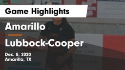 Amarillo  vs Lubbock-Cooper  Game Highlights - Dec. 8, 2020