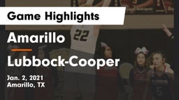 Amarillo  vs Lubbock-Cooper  Game Highlights - Jan. 2, 2021