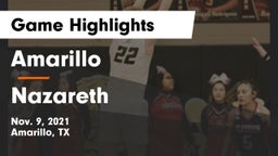 Amarillo  vs Nazareth  Game Highlights - Nov. 9, 2021