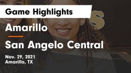 Amarillo  vs San Angelo Central  Game Highlights - Nov. 29, 2021