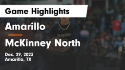 Amarillo  vs McKinney North  Game Highlights - Dec. 29, 2023
