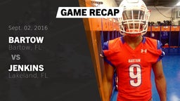 Recap: Bartow  vs. Jenkins  2016