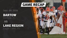 Recap: Bartow  vs. Lake Region 2016