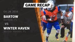 Recap: Bartow  vs. Winter Haven  2016