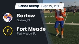 Recap: Bartow  vs. Fort Meade  2017
