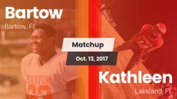 Matchup: Bartow  vs. Kathleen  2017