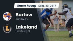 Recap: Bartow  vs. Lakeland  2017