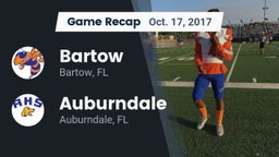 Recap: Bartow  vs. Auburndale  2017