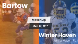 Matchup: Bartow  vs. Winter Haven  2017