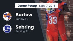 Recap: Bartow  vs. Sebring  2018