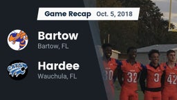 Recap: Bartow  vs. Hardee  2018