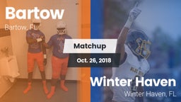 Matchup: Bartow  vs. Winter Haven  2018