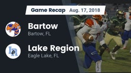 Recap: Bartow  vs. Lake Region  2018