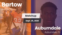 Matchup: Bartow  vs. Auburndale  2020