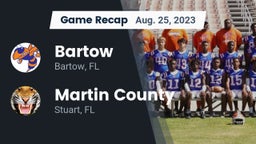Recap: Bartow  vs. Martin County  2023