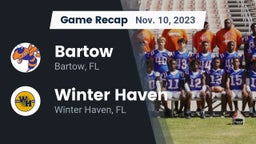 Recap: Bartow  vs. Winter Haven  2023