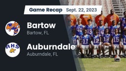 Recap: Bartow  vs. Auburndale  2023