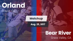 Matchup: Orland  vs. Bear River  2017
