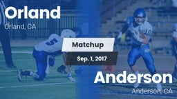 Matchup: Orland  vs. Anderson  2017