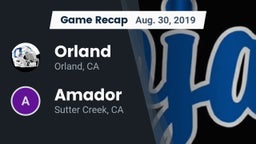 Recap: Orland  vs. Amador  2019