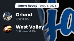 Recap: Orland  vs. West Valley  2023