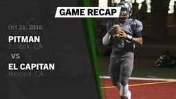 Recap: Pitman  vs. El Capitan  2016