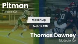 Matchup: Pitman  vs. Thomas Downey  2017