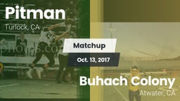 Matchup: Pitman  vs. Buhach Colony  2017